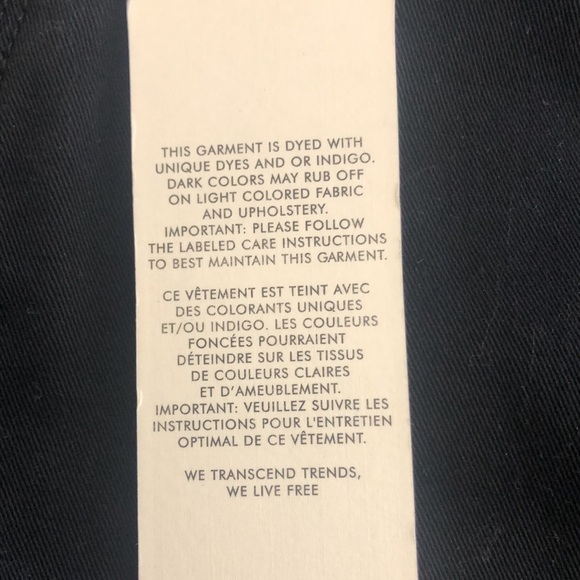 Sanctuary Standard Surplus Peace Release Hem Petite Pants NWT 32P - Picture 5 of 10